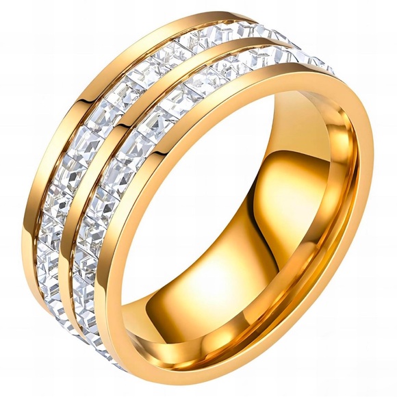 Jewelry - Ring 18K Gold Plated Over Stainless Steel